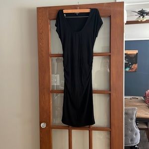 Isabella Oliver black maternity dress